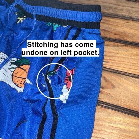 Nike DNA Seasonal Floral Game Royal Basketball Shorts Mens Size Small DM8780-480 - Picture 7 of 7